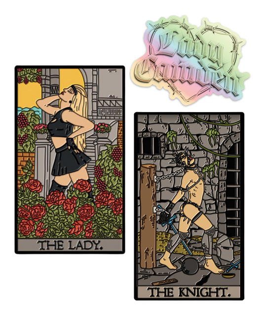 Dirtiest Secrets Enamel Pin + Sticker Bundle