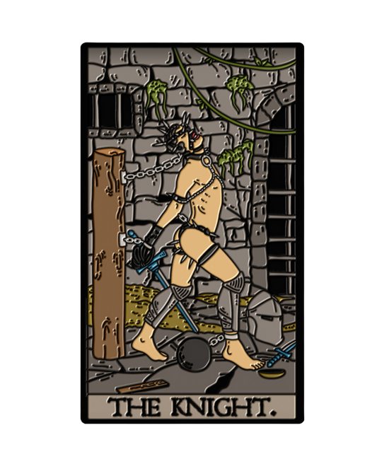 Dirtiest Secrets Knight Enamel Pin